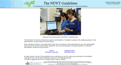 Desktop Screenshot of newtguidelines.com